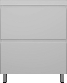 Style Line Тумба с белой раковиной Манхэттен 70 Plus эмаль белая матовая – фотография-1